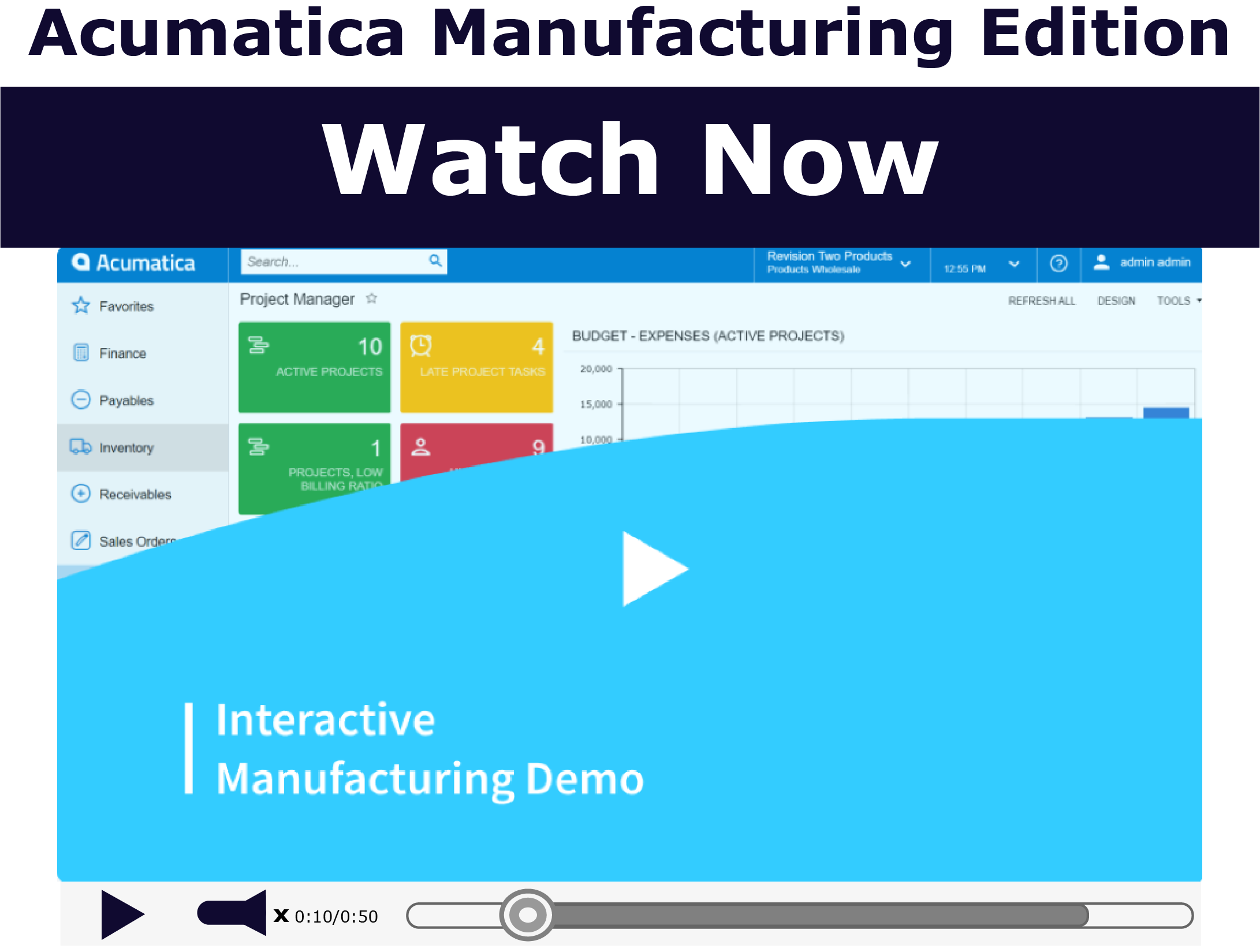 Deliver On-Time with Acumatica Manufacturing